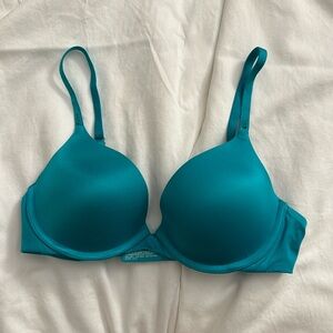 Victoria’s Secret Biofit Demi Uplift Padded Bra - Teal